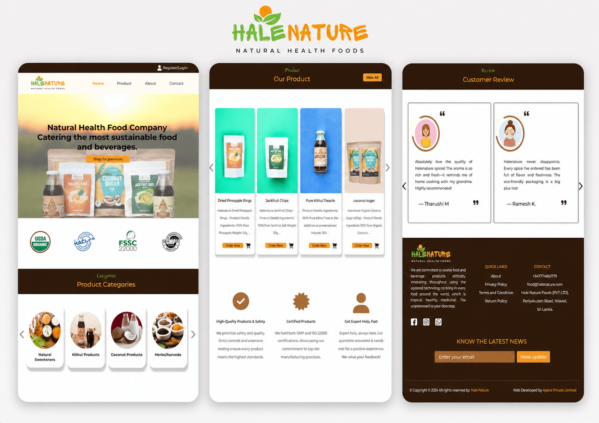Hale Nature Product Experience