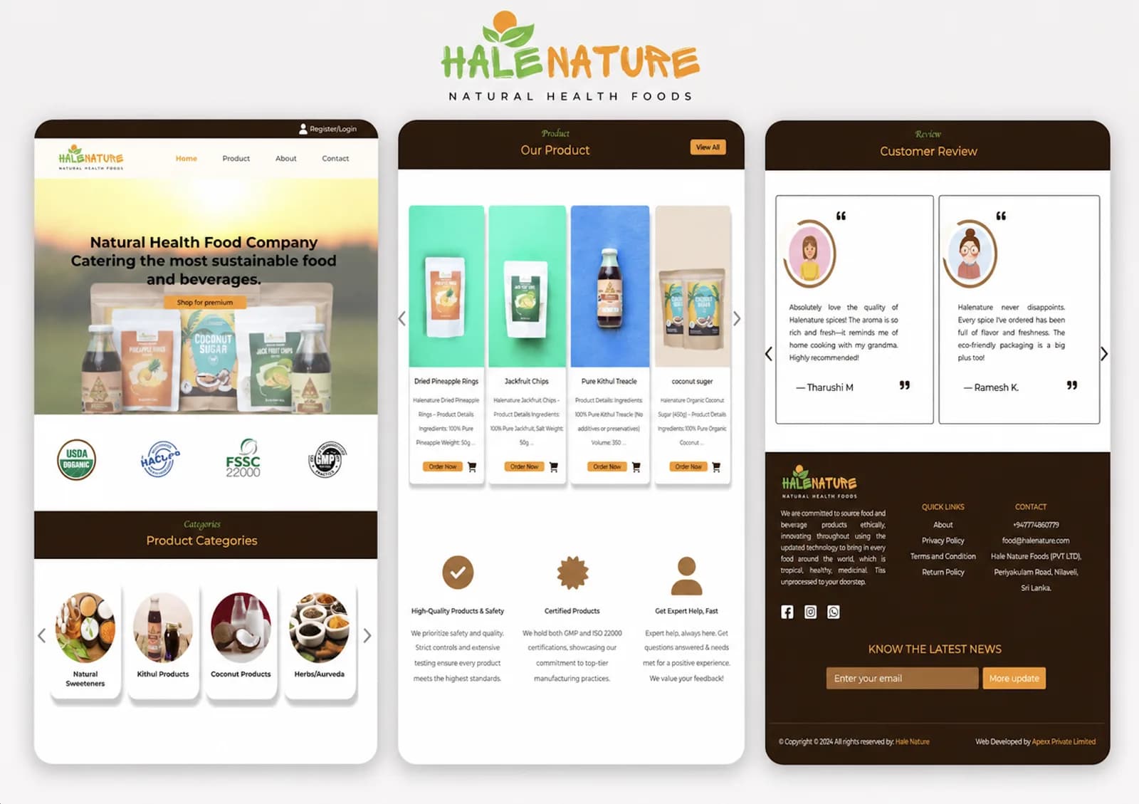 Hale Nature Product Experience