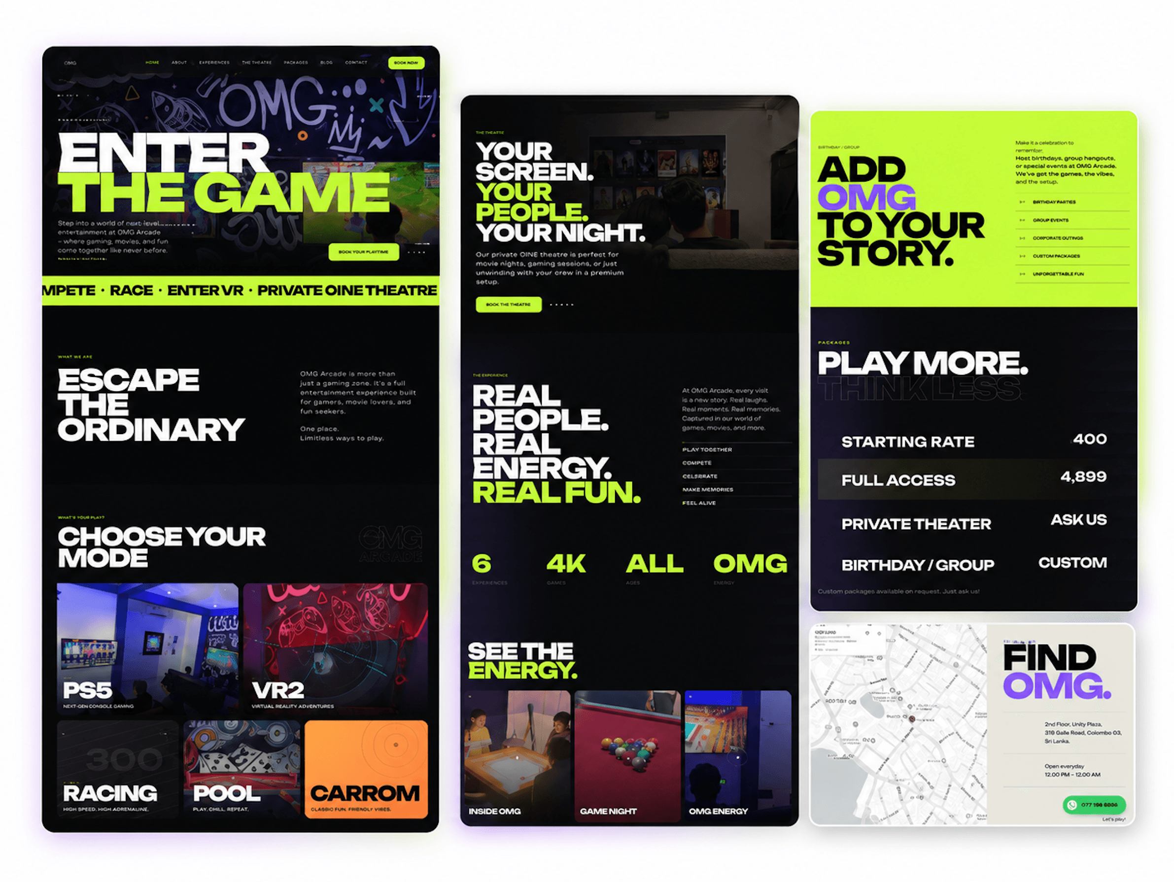 OMG Arcade Interface Details