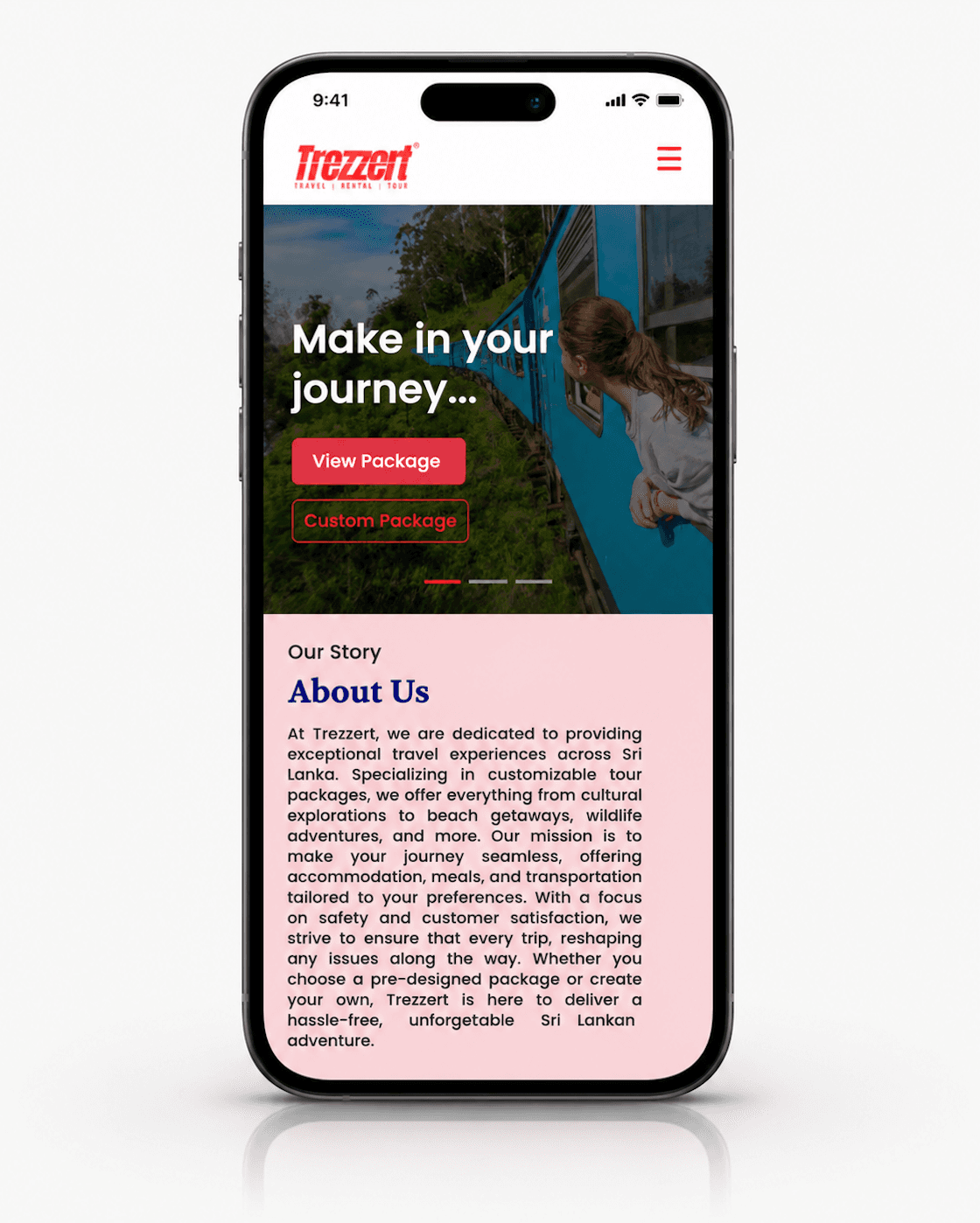 Trezzert Mobile Experience
