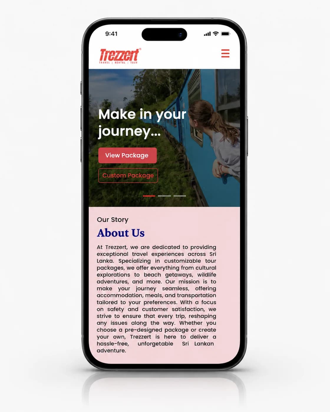 Trezzert Mobile Experience